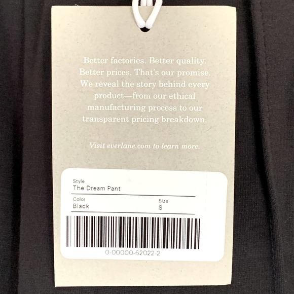 NWT Everlane The Dream Pant in Black - Picture 10 of 12